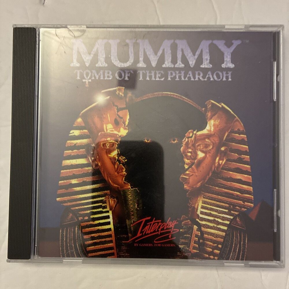 Mummy Tomb of the Pharaoh 1996 Vintage PC Video Game Jewel Case Disc CD-ROM VG